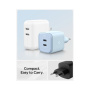 Spigen ArcStation Pro GaN töltőadapter 2x USB-C porttal - 45W - fekete