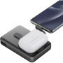 ENERGEA MagPac Pro+ vezeték nélküli MagSafe powerbank beépített USB-C kábellel és USB-C porttal - 10 000 mAh - szürke
