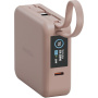 ENERGEA MagPac Mini Plus vezeték nélküli MagSafe powerbank 2x beépített USB-C kábellel és USB-C porttal - 10 000 mAh - rózsaszín
