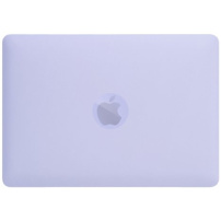 Matt, átlátszó borítás kihajtható állvánnyal MacBook Pro 16" (A2141) - lila