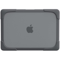 Ütésálló tok kihajtható lábakkal - MacBook Pro 16" (A2485 / A2780 / A2991 / A3186 / A3403) - szürke