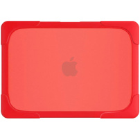 Ütésálló tok kihajtható lábakkal MacBook Pro 16" (A2485 / A2780 / A2991 / A3186 / A3403 / A3428 / A3429) - piros