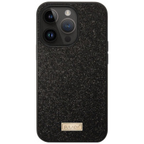 SULADA elegáns csillogó borítás iPhone 16 Pro-hoz - fekete