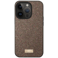 SULADA elegáns csillogó borítás iPhone 16 Pro-hoz - barna