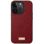 SULADA elegáns csillogó borítás iPhone 16 Pro-hoz - piros