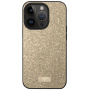 SULADA elegáns csillogó borítás iPhone 16 Pro-hoz - arany