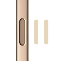 Rurihai üveg a kameravezérlő gombra iPhone 16 / 16 Plus / 16 Pro / 16 Pro Max / 17 / 17 Pro / 17 Pro Max készülékekhez - 2 db - arany