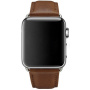 CRAZY HORSE PU bőr szíj Apple órához 42mm / 41mm / 40mm / 38mm - barna