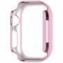 Metálfényű kövekkel kirakott behajtható tok Apple Watch 41mm - rózsaszín