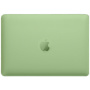 Matt átlátszó borítás kihajtható állvánnyal MacBook Pro 13" (A2251 / A2289 / A2338) - zöld színű