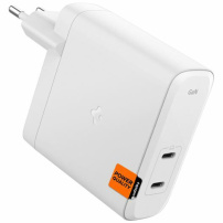 Spigen ArcStation Pro GaN gyorstöltő adapter 2x USB-C porttal - 140W - fehér