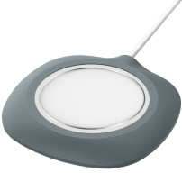 Szilikon védőtok MagSafe vezeték nélküli töltőhöz - szürke