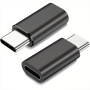 Adapter lightning female / USB-C male - fekete