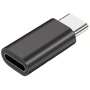 Adapter lightning female / USB-C male - fekete