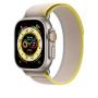Eredeti Apple terep pánt - Apple Watch Ultra 49mm / 46mm / 45mm / 44mm / 42mm - M/L - sárga-bézs