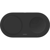 BELKIN BOOST CHARGE PRO Qi2 2 az 1-ben mágneses töltőpad iPhone / AirPods készülékekhez - fekete