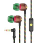 House of Marley Smile Jamaica 3,5 mm-es jack csatlakozóval ellátott fejhallgató - sötétbarna