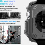 Spigen Rugged Armor szuper tartós tok Apple Watch 46mm-hez - sötétszürke