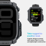 Spigen Rugged Armor szuper tartós tok Apple Watch 46mm-hez - sötétszürke