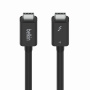 Belkin Thunderbolt 4 (USB-C / USB-C) adat- és tápkábel - iPhone / iPad / MacBook / AirPods - 2 m - fekete