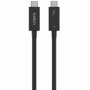 Belkin Thunderbolt 4 (USB-C / USB-C) adat- és tápkábel - iPhone / iPad / MacBook / AirPods - 2 m - fekete