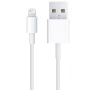 Rövid adatátviteli és töltőkábel USB-A / Lightning - iPhone / iPad / iPod / AirPods - 13 cm - fehér