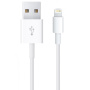Töltő és szinkronizáló kábel USB-A 2.0 / Lightning - iPhone / iPad / iPod / AirPods - 30 cm - fehér