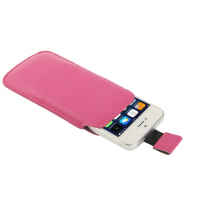 Tok kihúzható pánttal - iPhone 5 / 5S / SE (2016) - rózsaszín