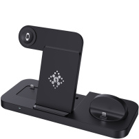 6in1 multifunkcionális összecsukható töltőállvány - iPhone / Apple Watch / Airpods - fekete