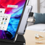UGREEN CM424 5 az 1-ben hub - HDMI / 3,5 mm jack / USB-C / 2x USB-A - USB-C - szürke