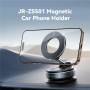 JOYROOM JR-ZS501 mágneses autós tartó szélvédőre és műszerfalra iPhone-hoz - fekete