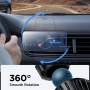 JOYROOM JR-ZS240 Pro mágneses autós tartó szellőzőrácsra, vezeték nélküli töltéssel iPhone-hoz - sötétszürke