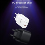 Yesido YC47 adapter szett USB-C / USB-A portokkal és USB-C–Lightning kábellel - 20W - 1 m - fekete