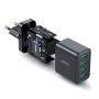 JOYROOM JR-TCN03 töltő adapter 4x USB-A porttal - 24W - fekete