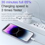 TOTUDESIGN HC-1 gyorstöltő adapter USB-C porttal - 20W - fehér