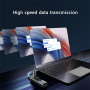 Yesido HB23 5 az 1-ben hub - Display Port / USB-C / 3x USB-A - USB-C-hez - szürke