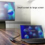 Yesido HB23 5 az 1-ben hub - Display Port / USB-C / 3x USB-A - USB-C-hez - szürke