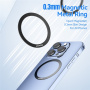 ESSAGER felragasztható MagSafe gyűrű iPhone-hoz - 2 db - fekete