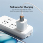 ESSAGER töltő és adatátviteli adapter - USB-C-ről USB-A-ra - sötétszürke