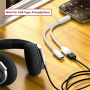 2 az 1-ben töltő- és adatátalakító - USB-C / USB-A - USB-C-hez - sötétszürke