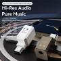 Mini audio átalakító - 3,5 mm-es jack USB-C-hez - szürke