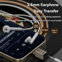 Mini audio átalakító - 3,5 mm-es jack USB-C-hez - szürke