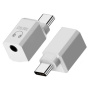 Mini audio átalakító - 3,5 mm-es jack USB-C-hez - fehér