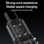 Yesido GS28 mini töltő és adatátviteli adapter - Lightning - USB-C - fekete