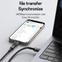 Yesido GS28 mini töltő és adatátviteli adapter - Lightning - USB-C - fekete
