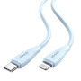 USAMS US-SJ717 töltő- és adatkábel - USB-C - Lightning - 1 m - fehér