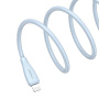 USAMS US-SJ717 töltő- és adatkábel - USB-C - Lightning - 1 m - fehér