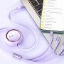 WEKOME Star Series 3 az 1-ben kihúzható töltő- és adatkábel - USB-A - USB-C / Lightning / micro USB - 1,2 m - kék