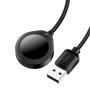 ESSAGER mágneses töltőkábel - USB-A mágneses puckhoz Apple Watch-hoz - 1 m - fekete