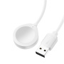 ESSAGER mágneses töltőkábel - USB-A mágneses puckhoz Apple Watch-hoz - 1 m - fehér